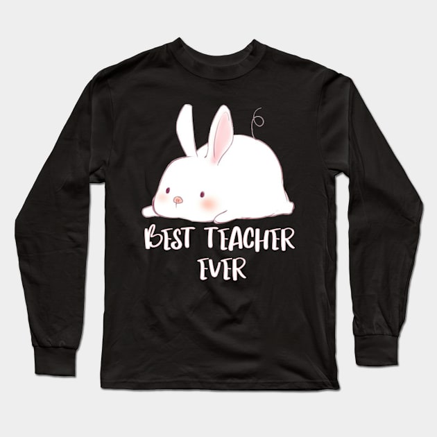 Some Bunny Loves Teaching Long Sleeve T-Shirt by dex1one